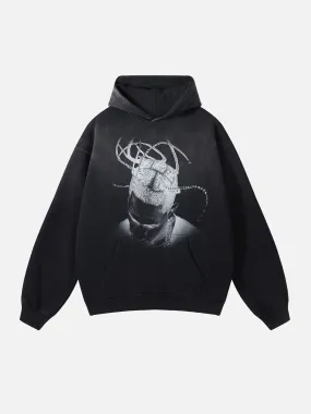 1984 American Style Inkjet Dyed Printed Washable Sweatshirt