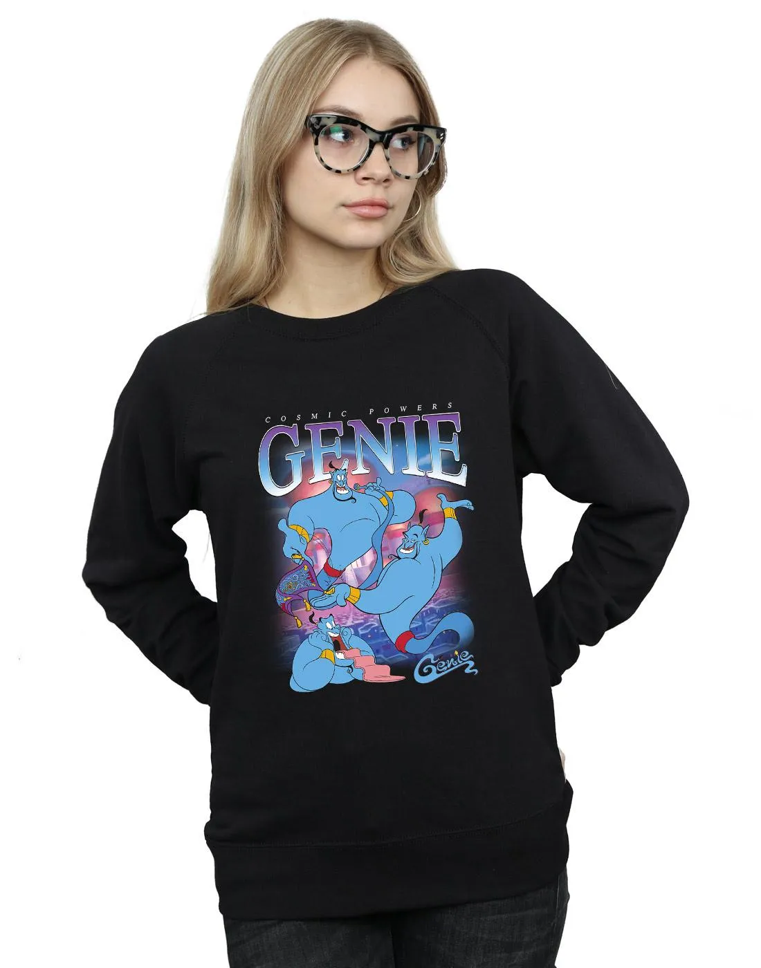 Aladdin Womens/Ladies Genie Montage Sweatshirt