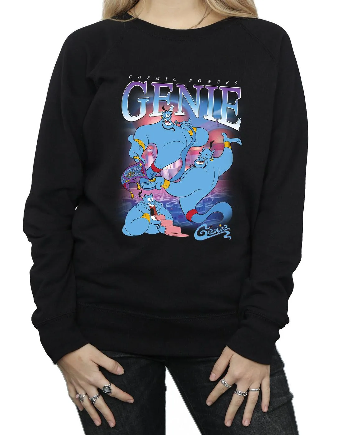 Aladdin Womens/Ladies Genie Montage Sweatshirt