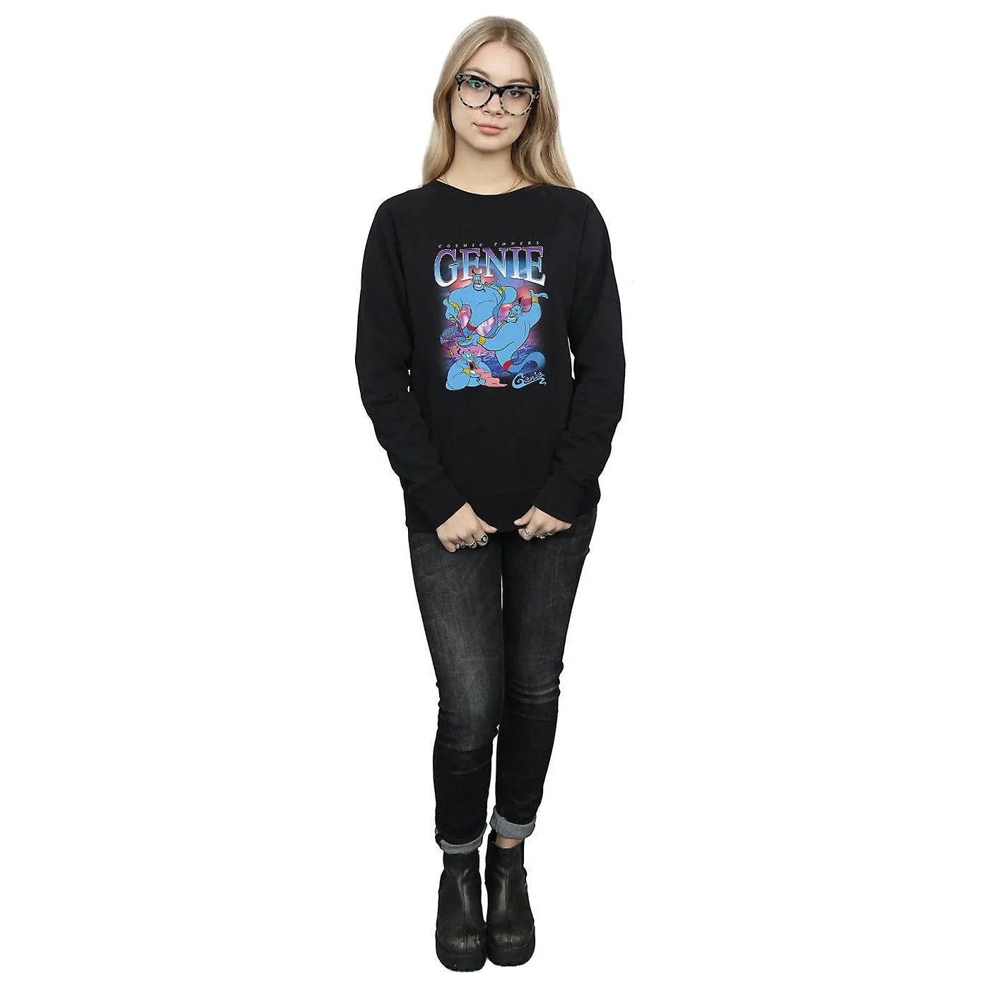 Aladdin Womens/Ladies Genie Montage Sweatshirt