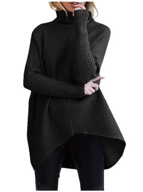 All-match mid-length loose pullover sweater