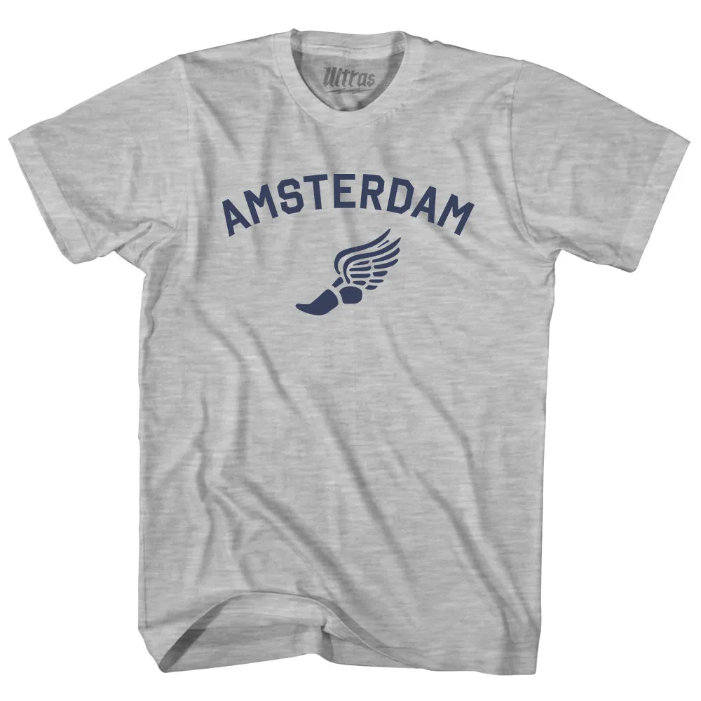 Amsterdam Running Track Winged Foot Youth Cotton T-shirt