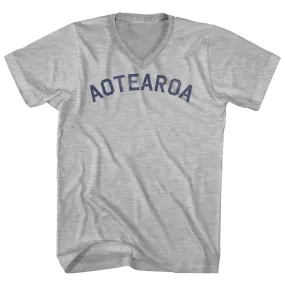 Aotearoa Adult Cotton V-neck T-shirt