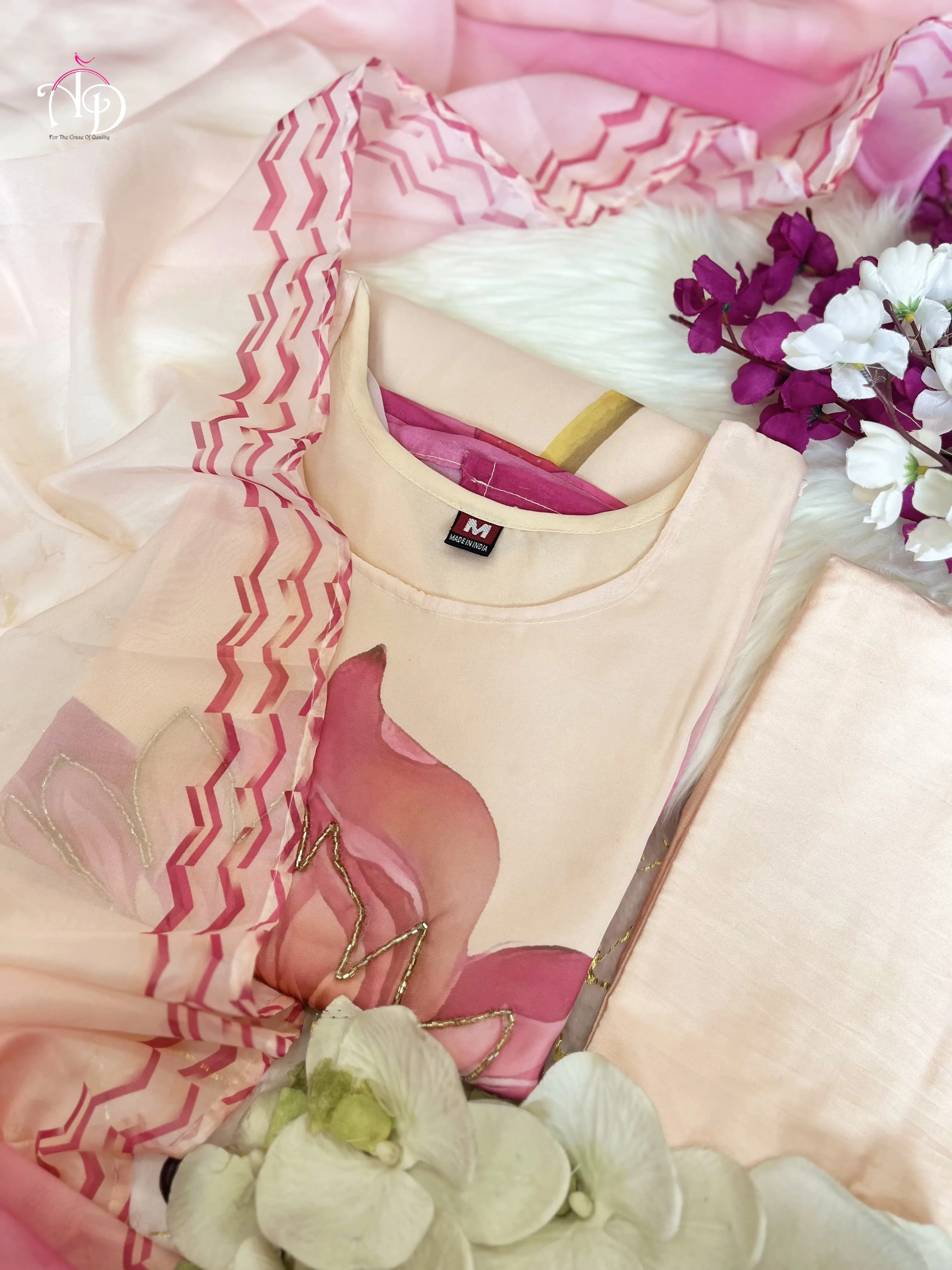 Beautiful Designer Summer Special Soft Orgenza Salwar Suit