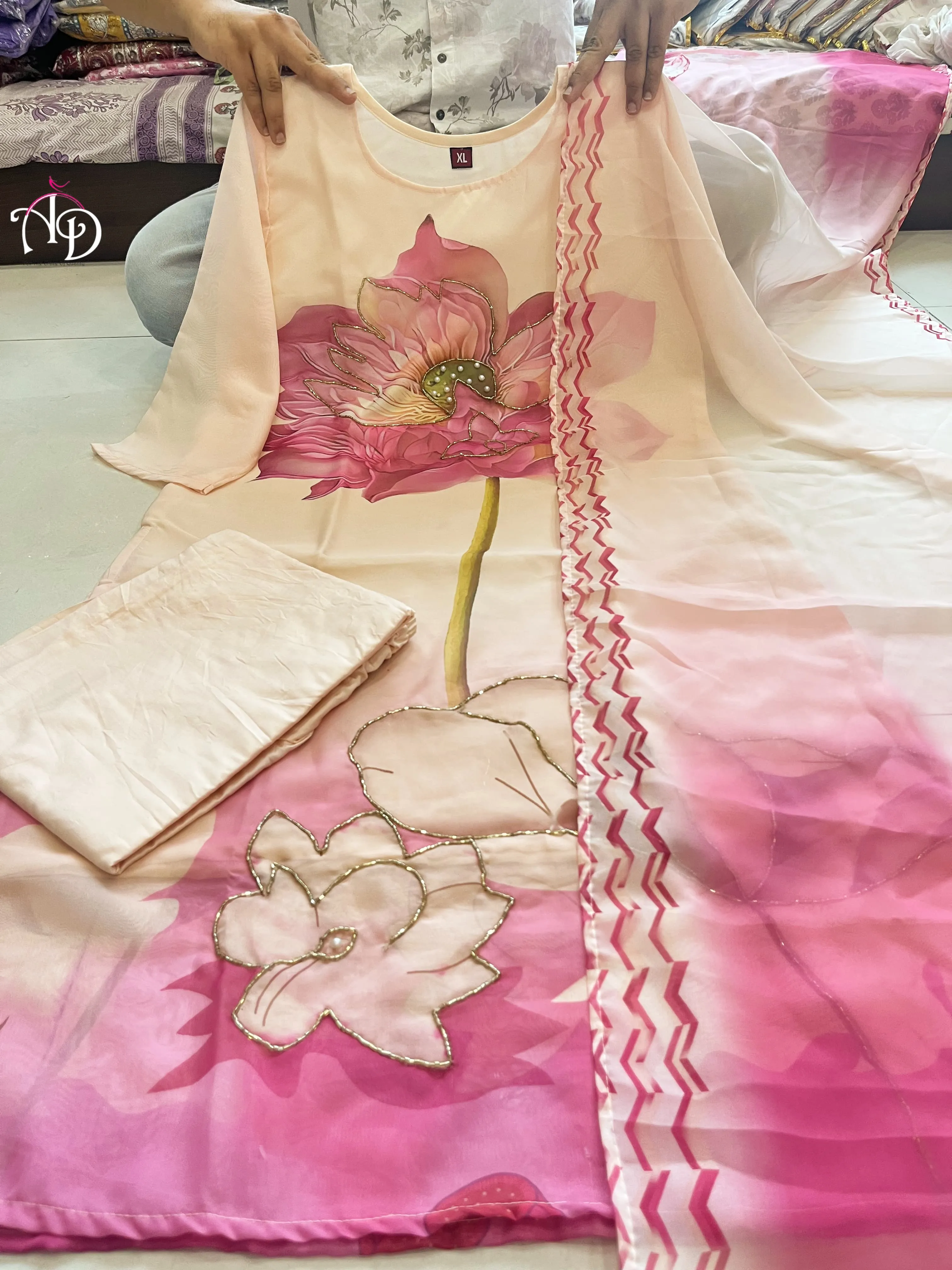 Beautiful Designer Summer Special Soft Orgenza Salwar Suit