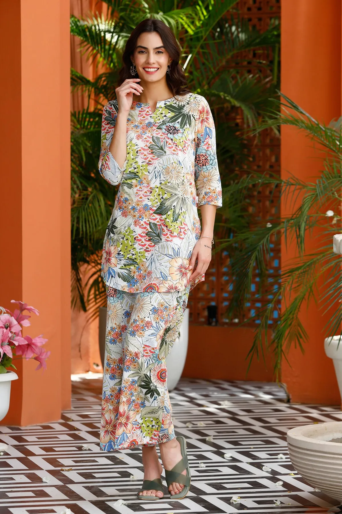 Breath of Spring Cotton Loungewear Set