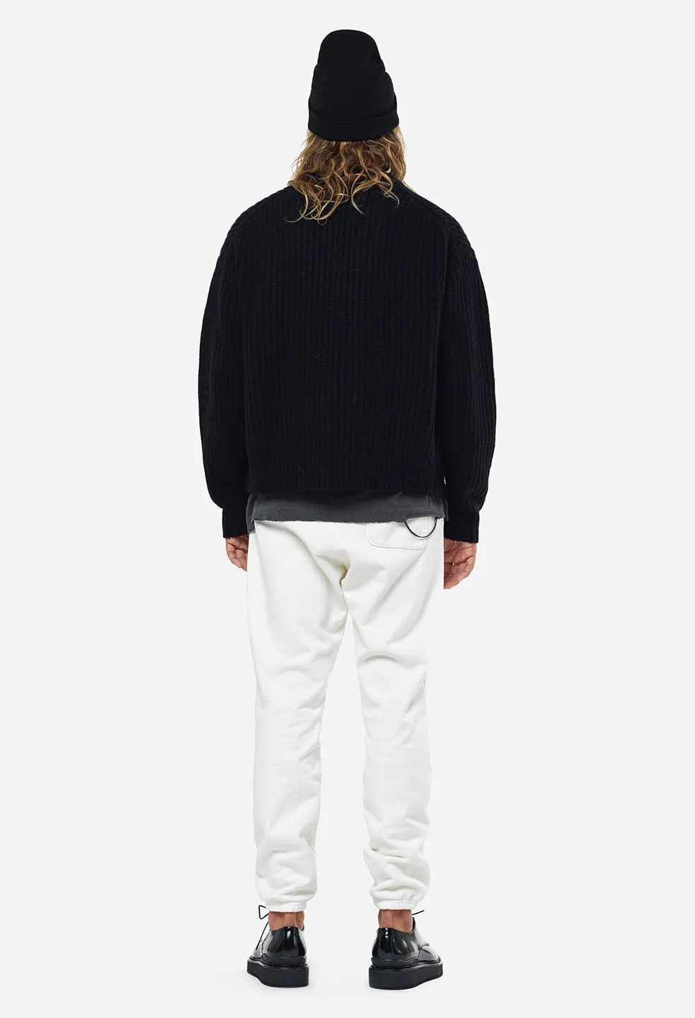 Capri Cashmere Cardigan / Black