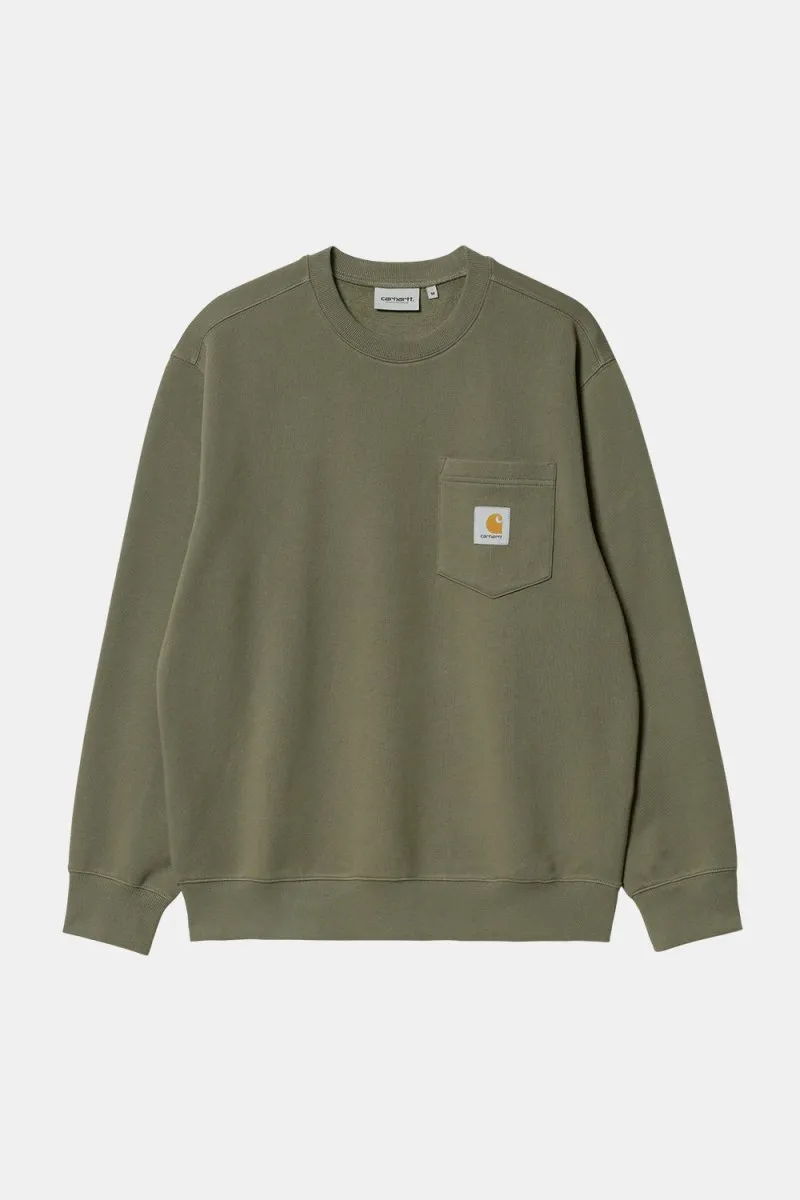 Carhartt WIP Pocket Sweat Sweatshirt (Seaweed Green)