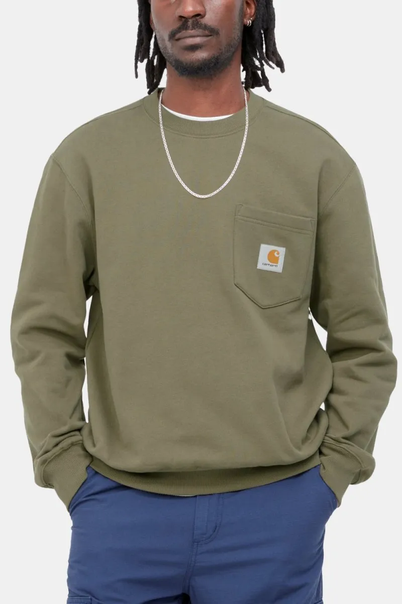 Carhartt WIP Pocket Sweat Sweatshirt (Seaweed Green)