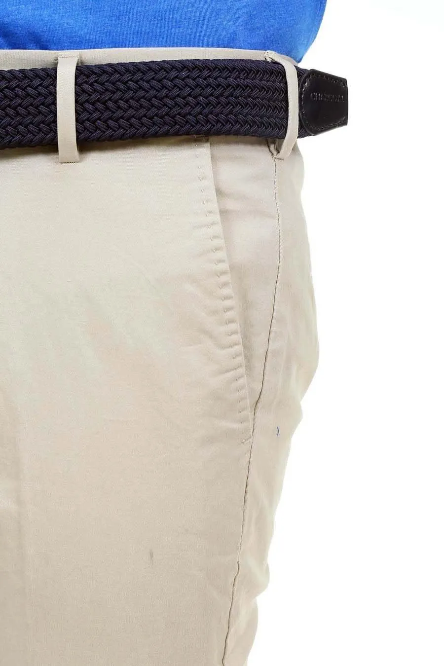 Casual Pant Cross Pocket Beige - Slim Fit