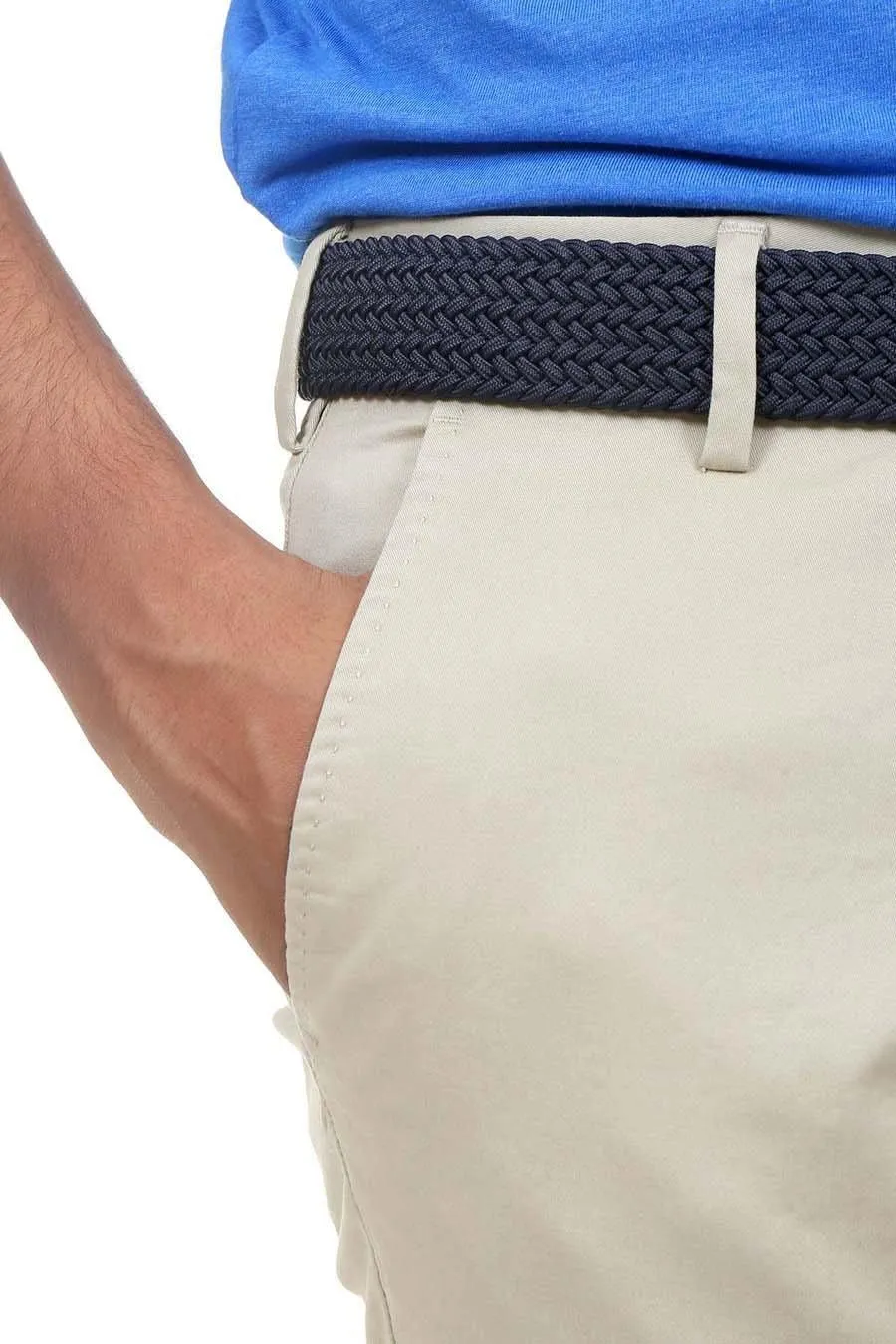 Casual Pant Cross Pocket Beige - Slim Fit