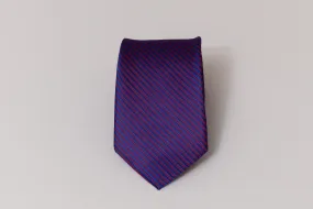 Cobalt Ridge Stripe Tie