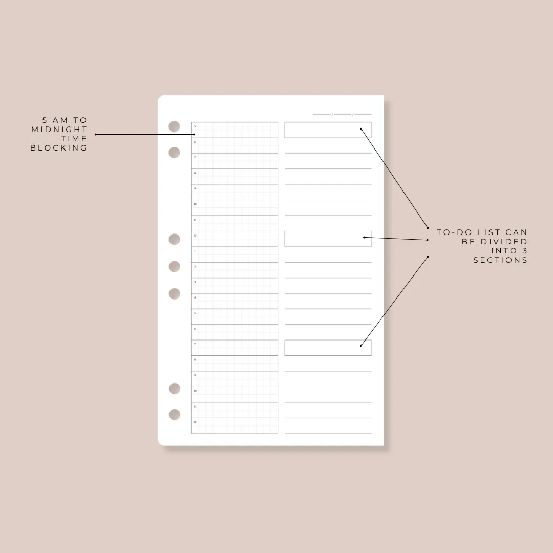 Daily Planner Pages
