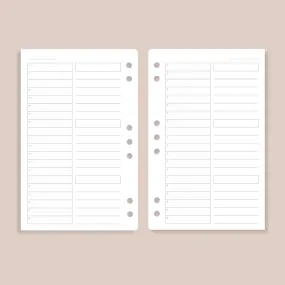 Daily Planner Pages