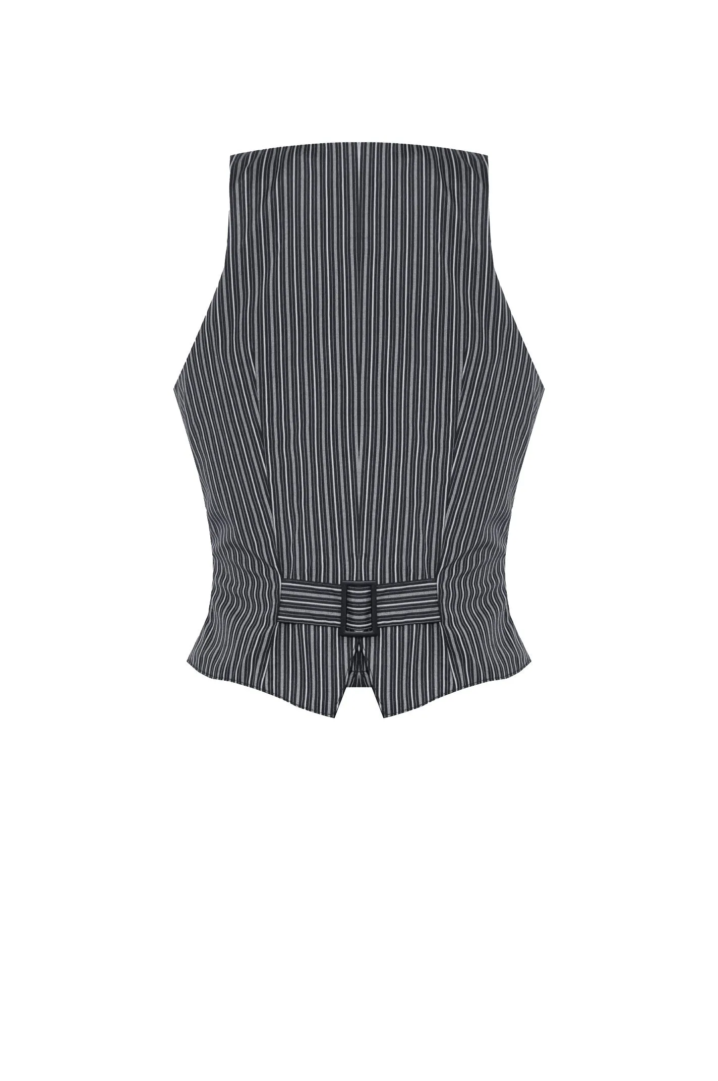 Dark Striped Academic Vest VW021