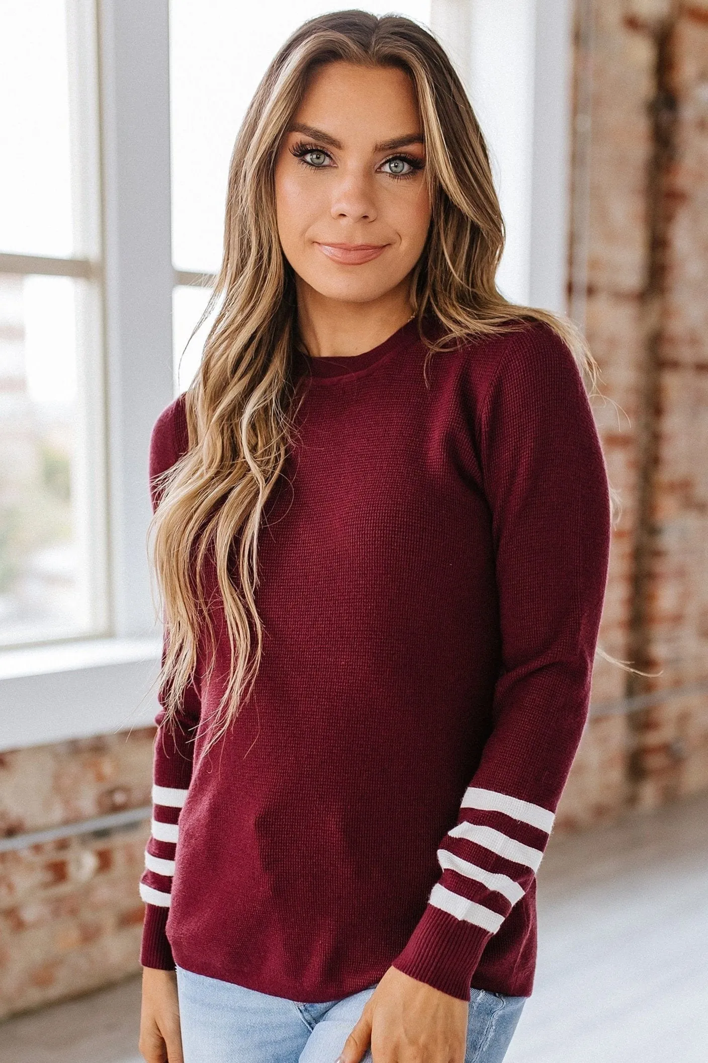 Emelia Crew Neck Knit Sweater | S-2XL | PRE ORDER