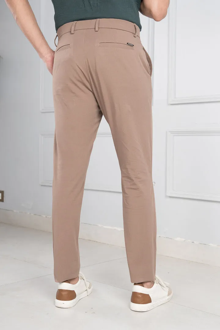 Fawn Khaki Stretch Chinos