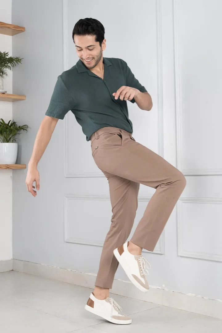 Fawn Khaki Stretch Chinos