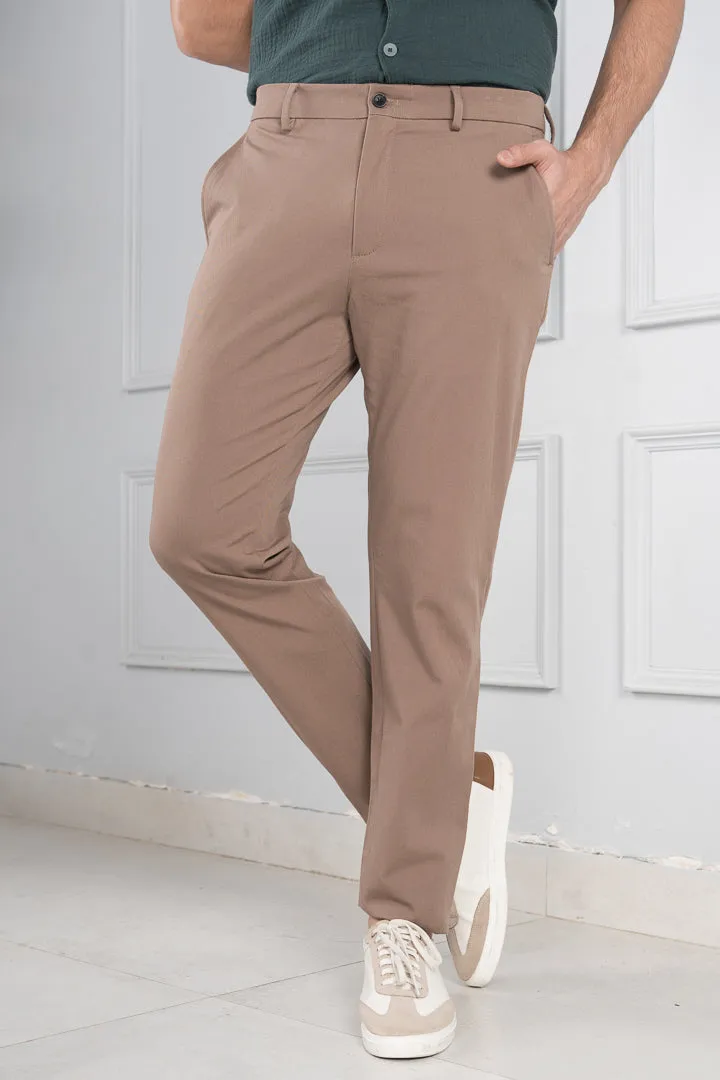 Fawn Khaki Stretch Chinos