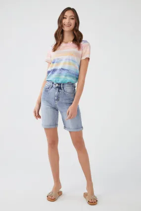 FDJ French Dressing Suzanne Bermuda Short 6770809-MEDWS Medium Wash