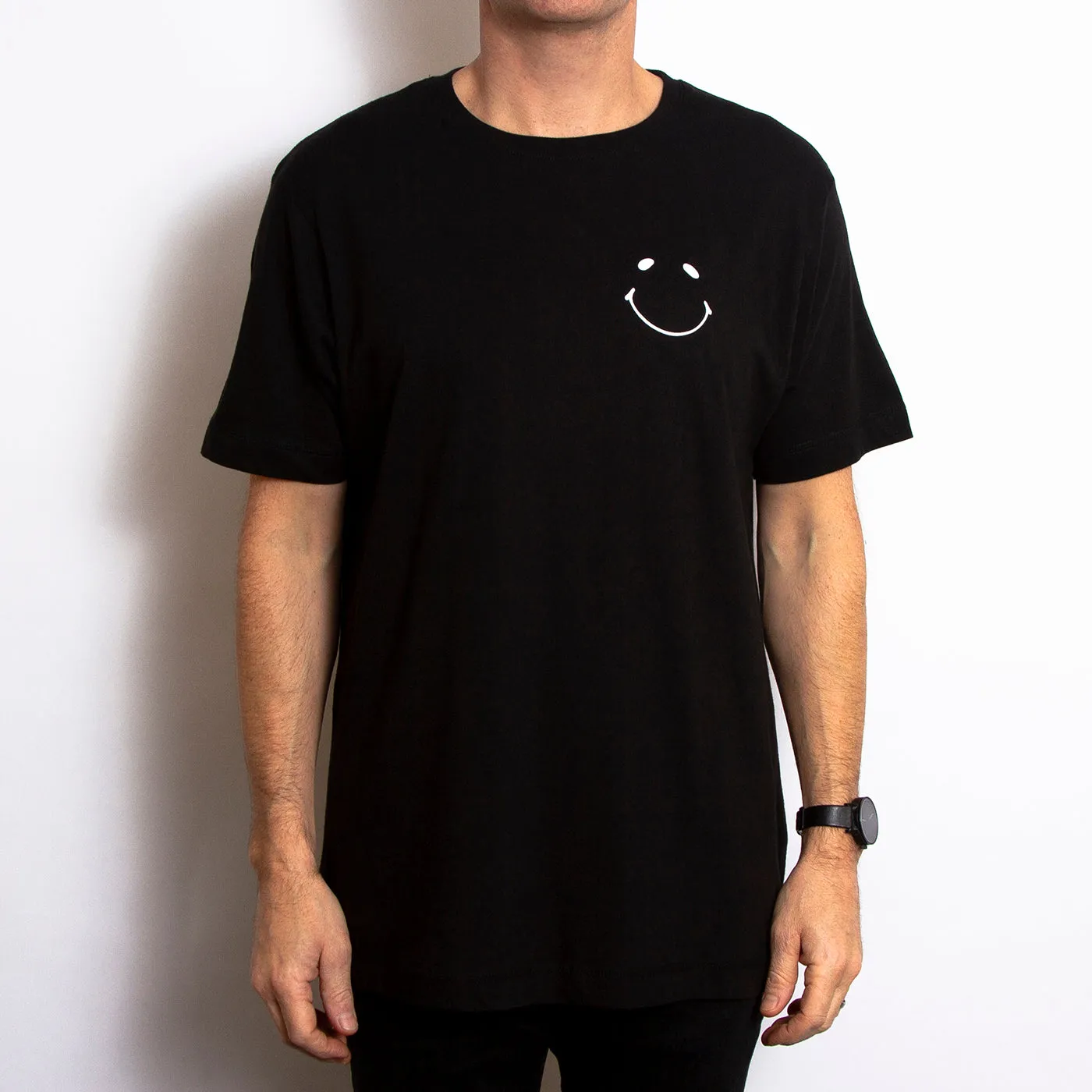 Framework White Back - Tshirt - Black