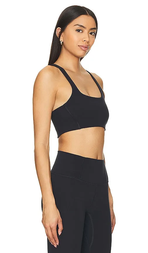 Free People X FP Movement Never Better Neck Bra In Black in Black