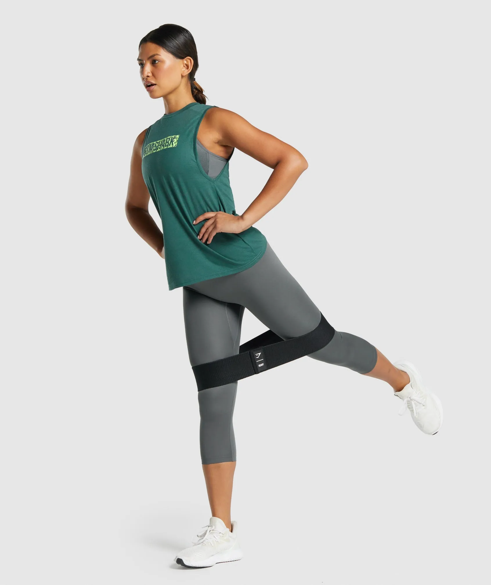 Gymshark Animal Graphic Infill Tank - Green