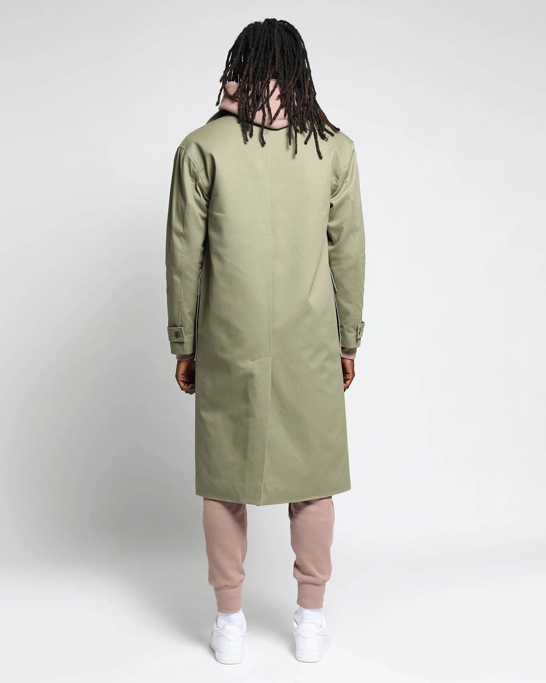Elegant Harmony Twill Overcoat