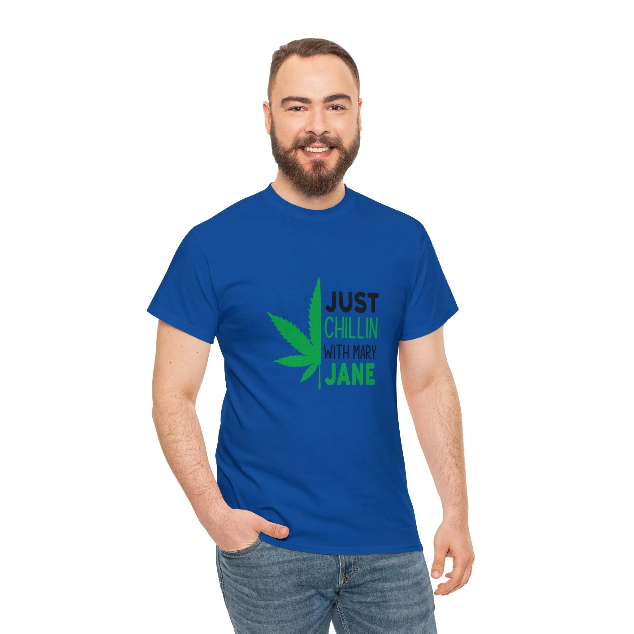 Just Chilling With Mary Jane | Cotton Tee | Unisex Sizing