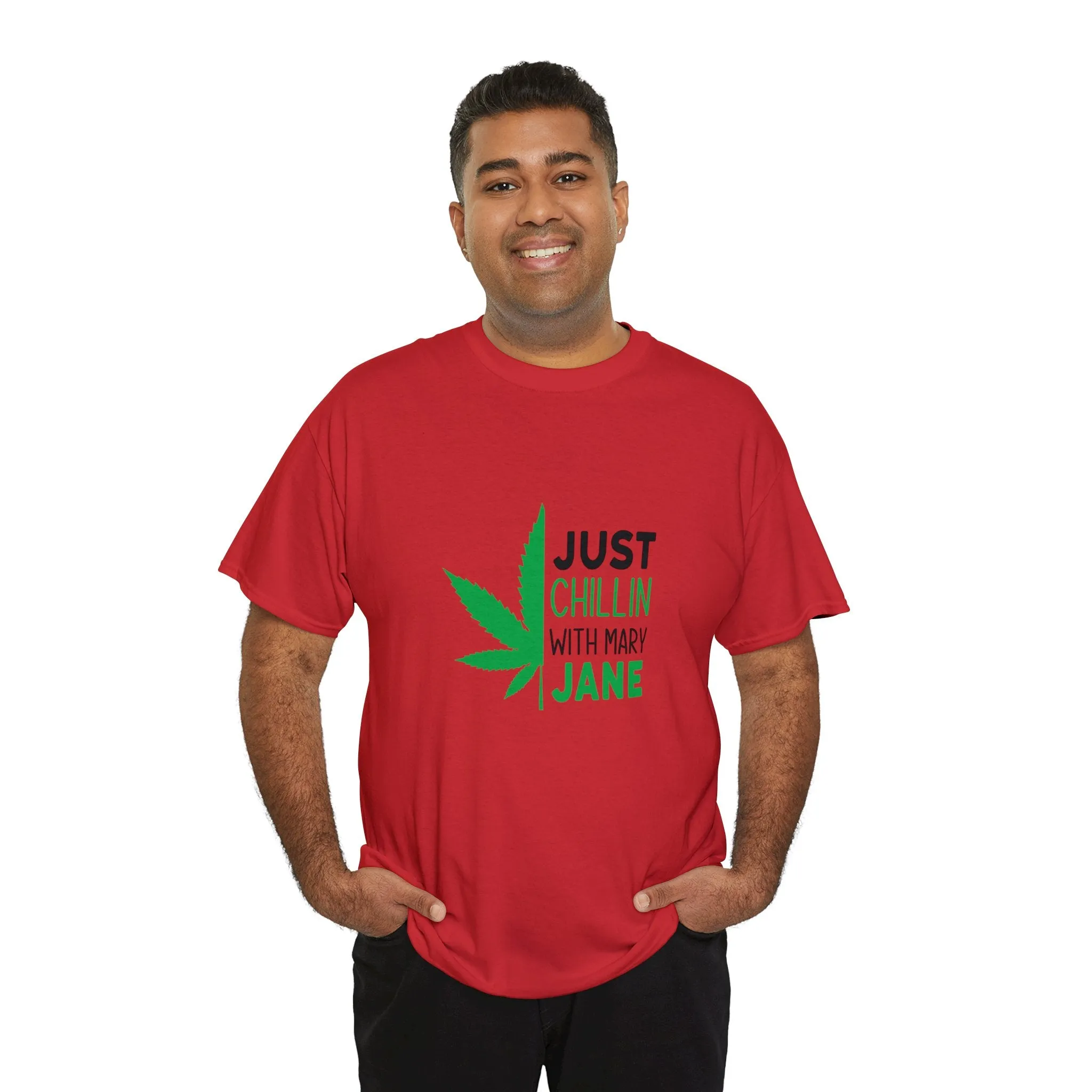 Just Chilling With Mary Jane | Cotton Tee | Unisex Sizing