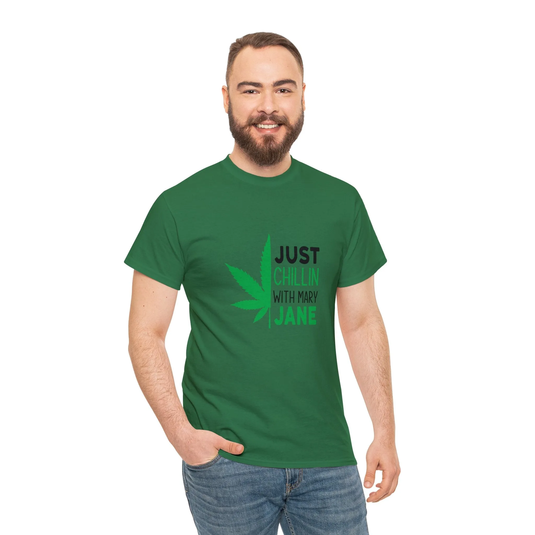 Just Chilling With Mary Jane | Cotton Tee | Unisex Sizing