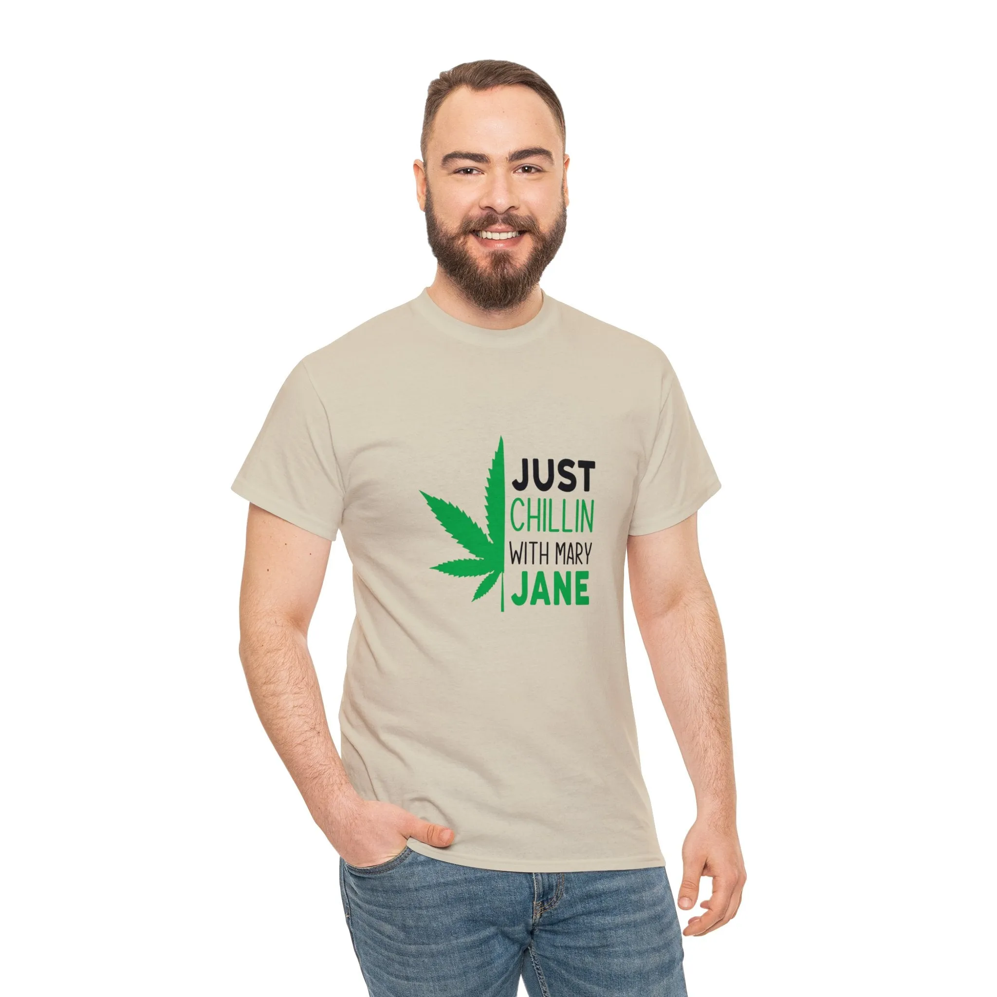 Just Chilling With Mary Jane | Cotton Tee | Unisex Sizing
