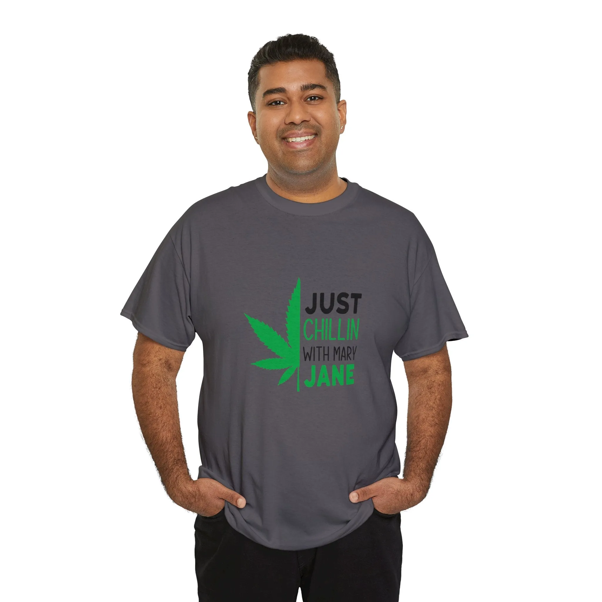 Just Chilling With Mary Jane | Cotton Tee | Unisex Sizing
