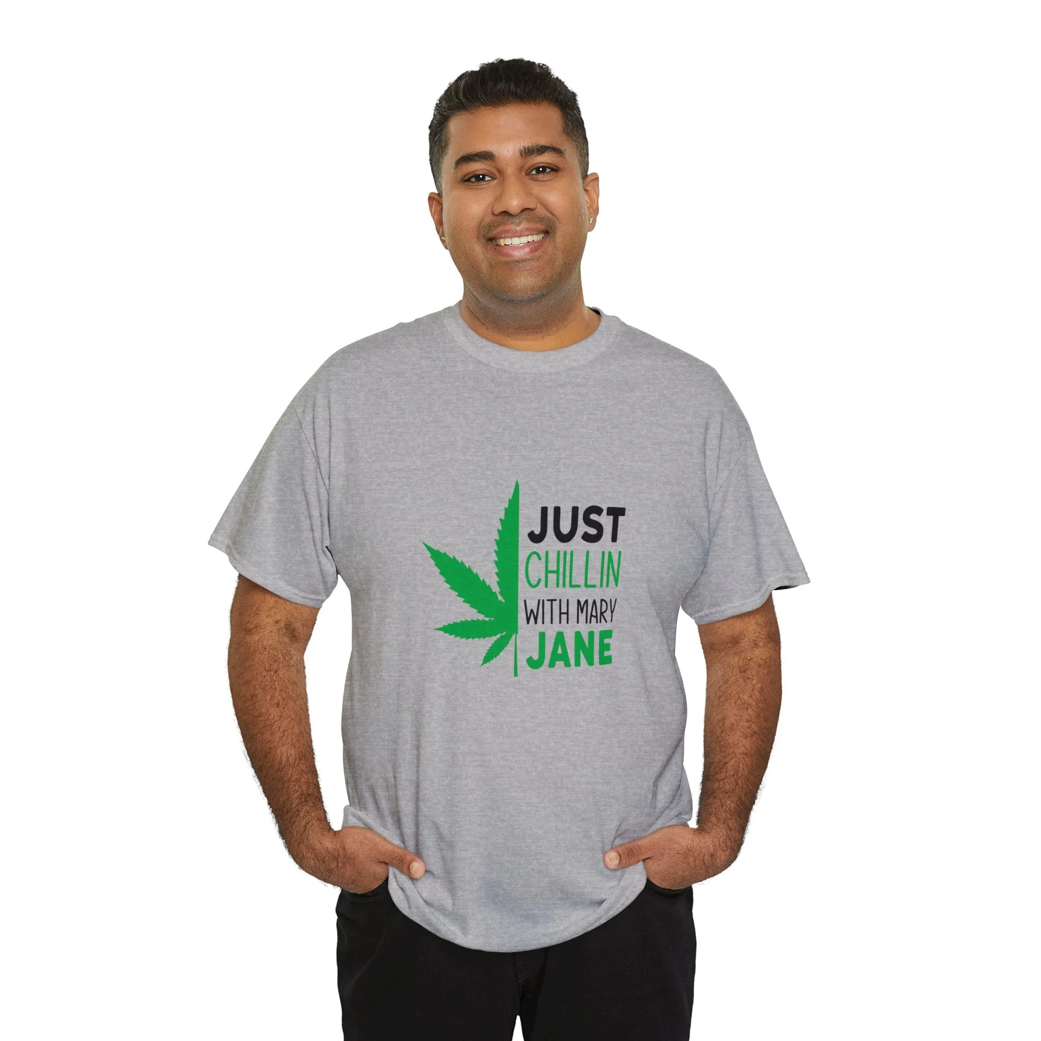 Just Chilling With Mary Jane | Cotton Tee | Unisex Sizing