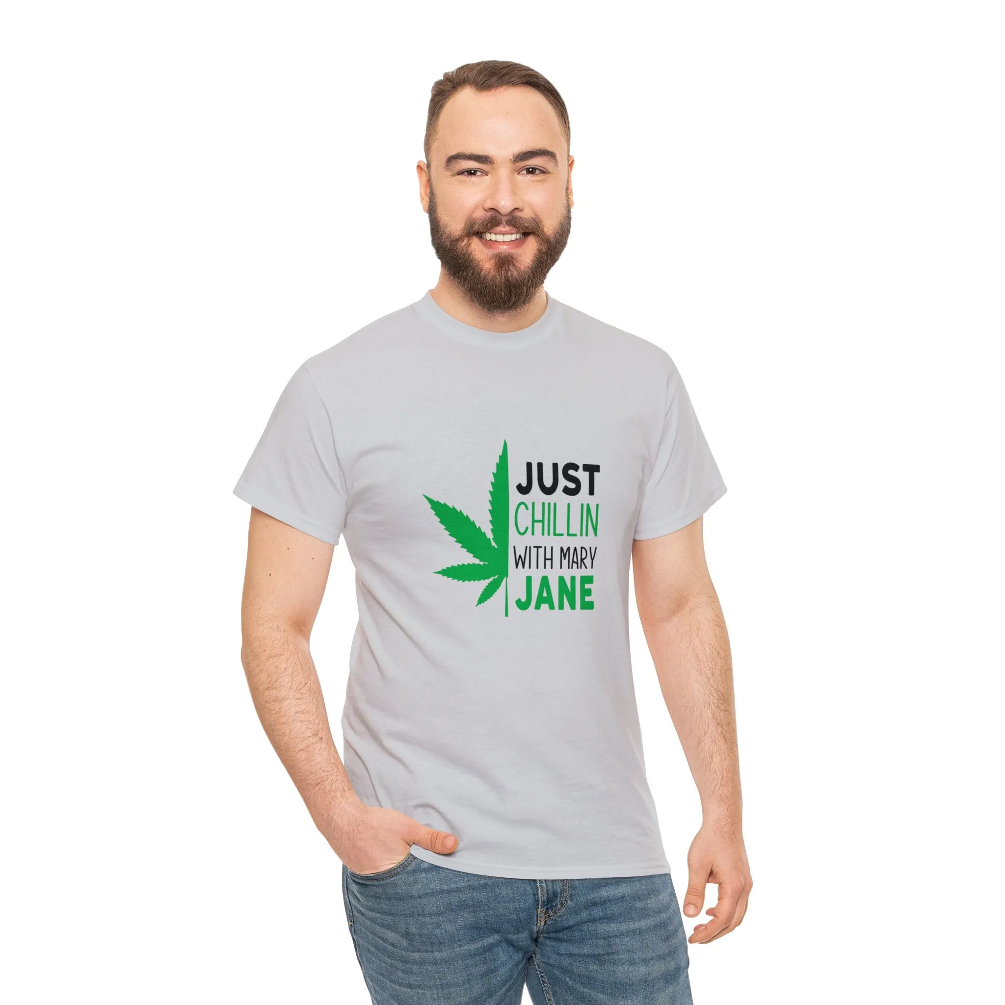 Just Chilling With Mary Jane | Cotton Tee | Unisex Sizing
