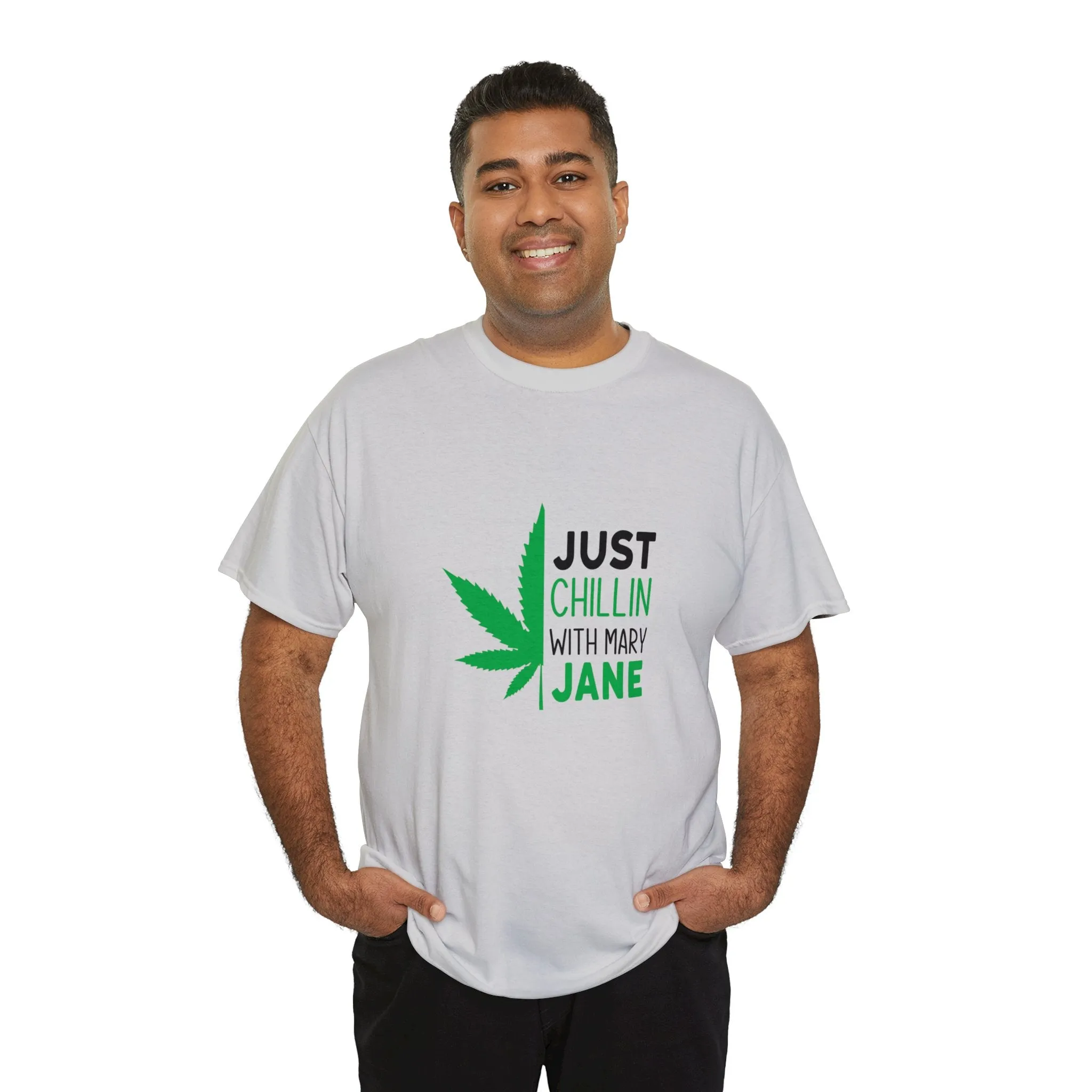 Just Chilling With Mary Jane | Cotton Tee | Unisex Sizing
