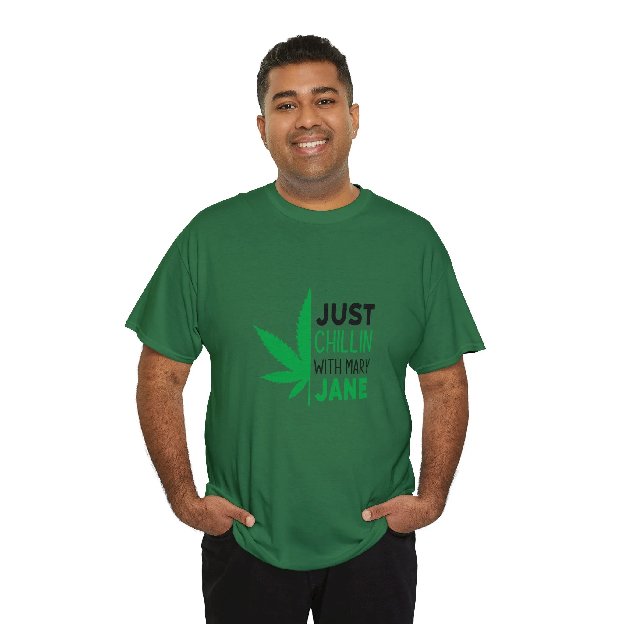 Just Chilling With Mary Jane | Cotton Tee | Unisex Sizing