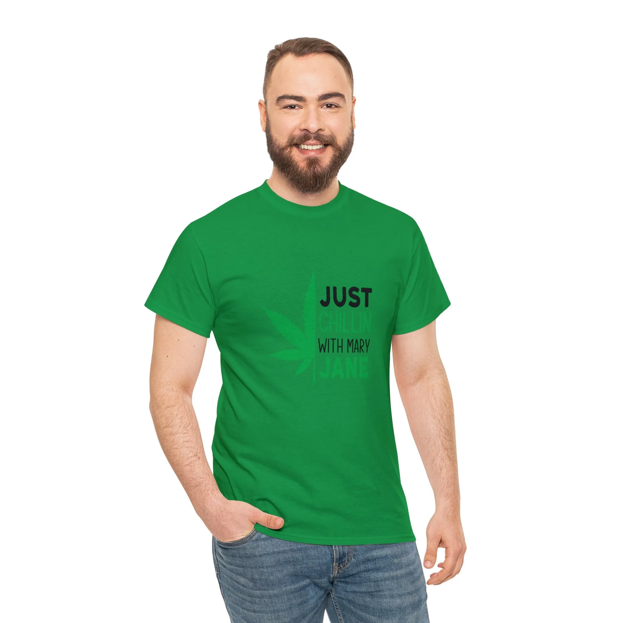 Just Chilling With Mary Jane | Cotton Tee | Unisex Sizing