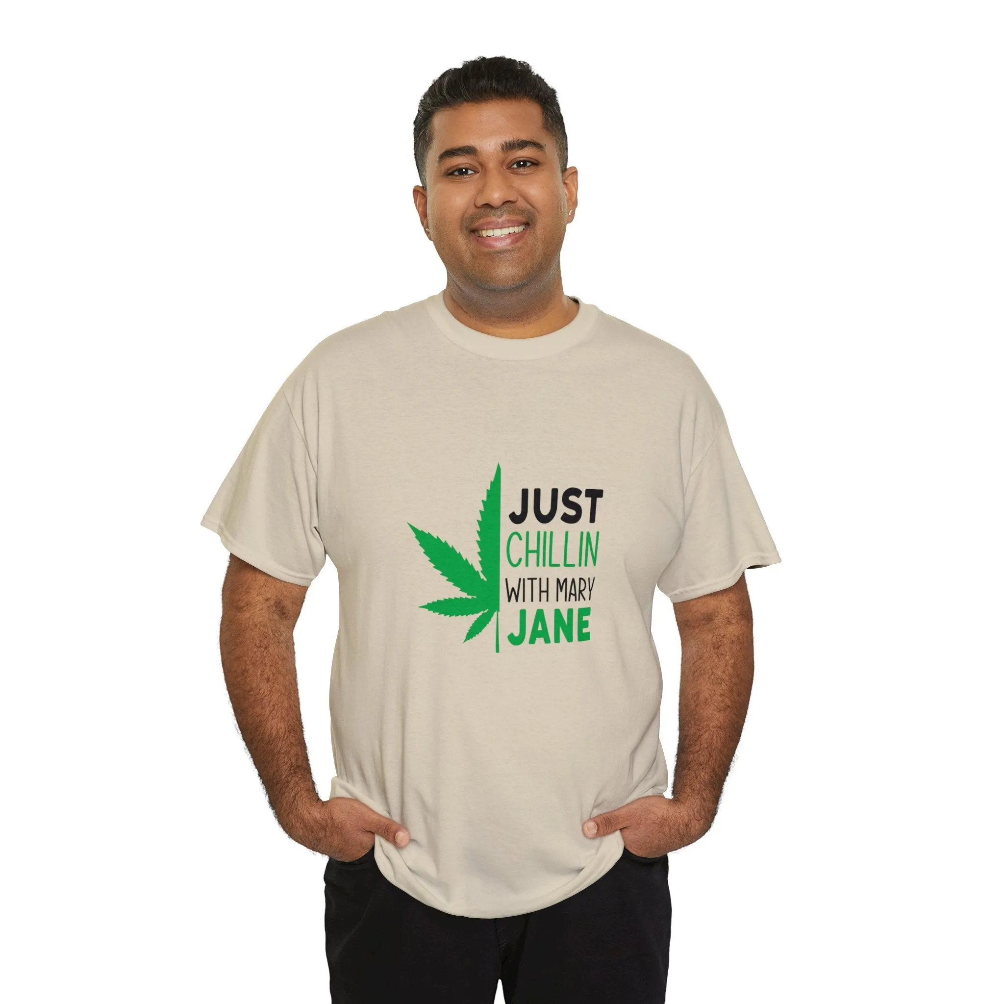 Just Chilling With Mary Jane | Cotton Tee | Unisex Sizing