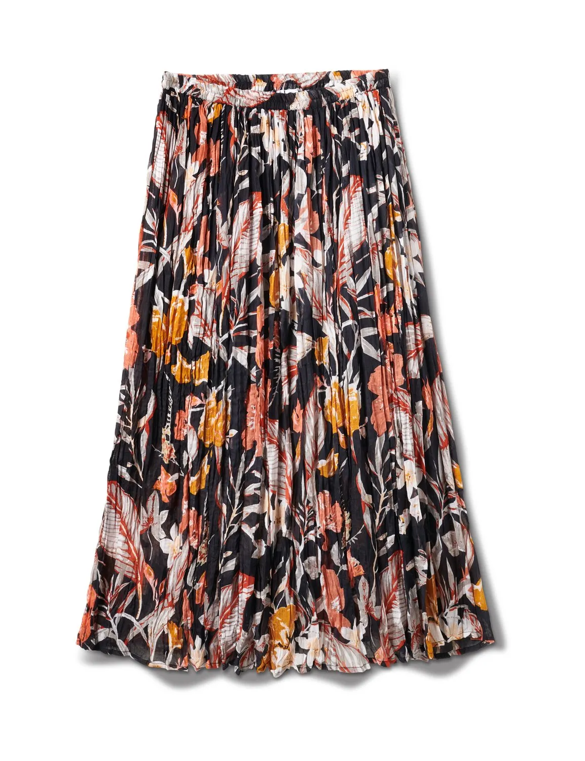 Long Crinkle Skirt