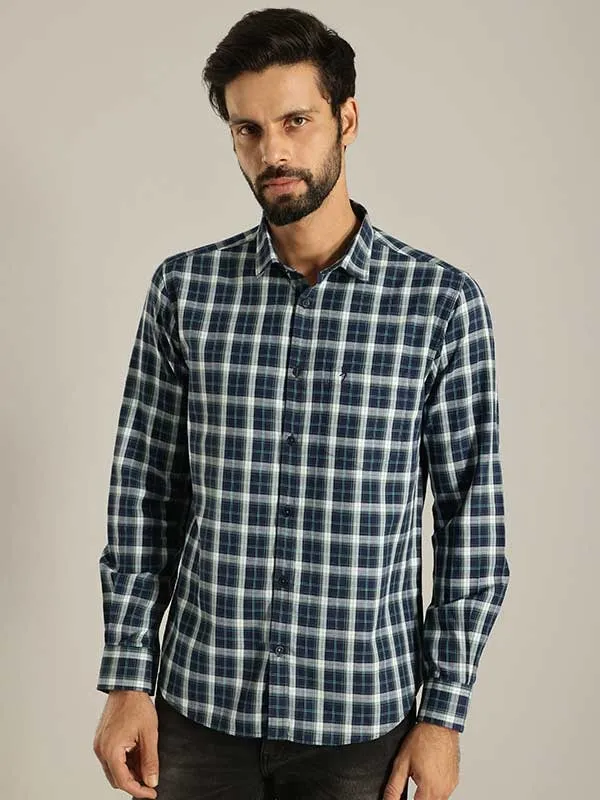 Men Checked Full Sleeve Cotton Shirt