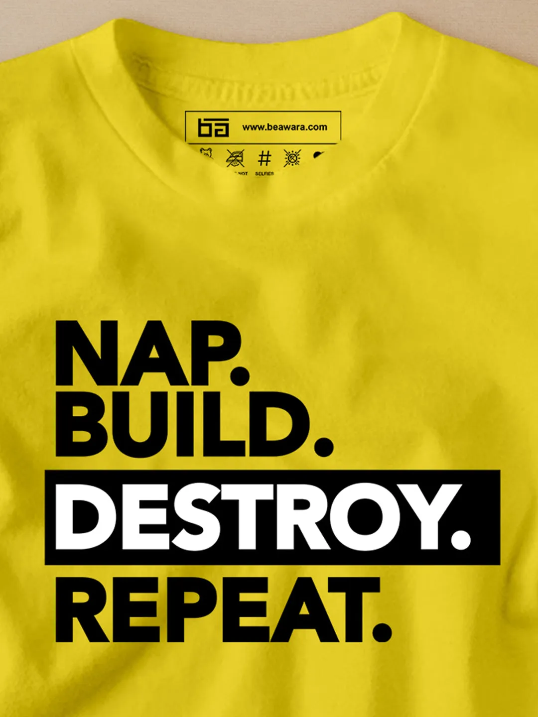 Nap Build Destroy Repeat Kids T-Shirt