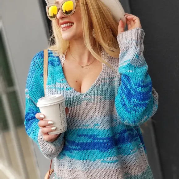 OCEAN BREEZE Knitted Sweater