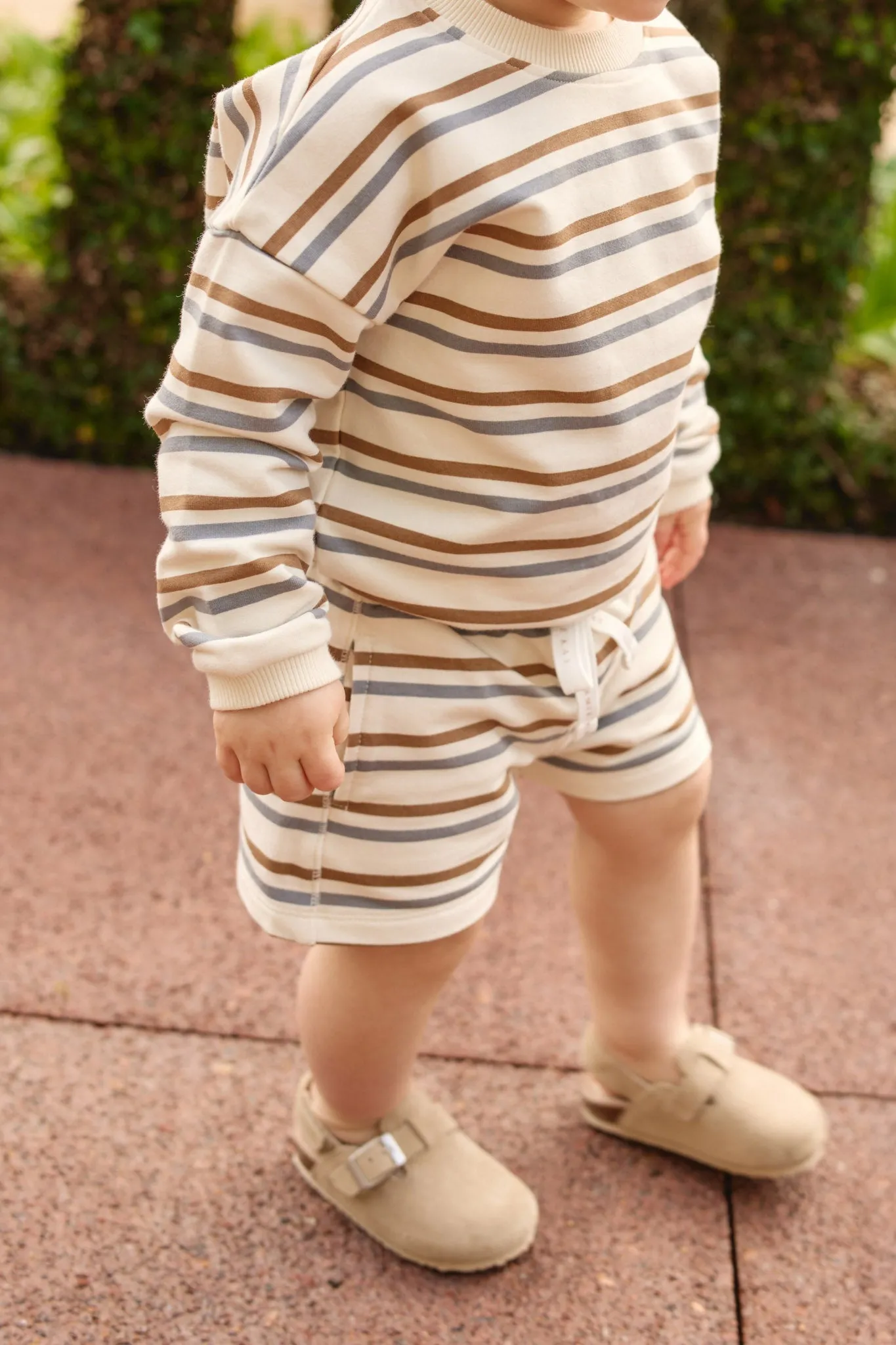 Organic Cotton Jalen Short - Hudson Stripe Tiger