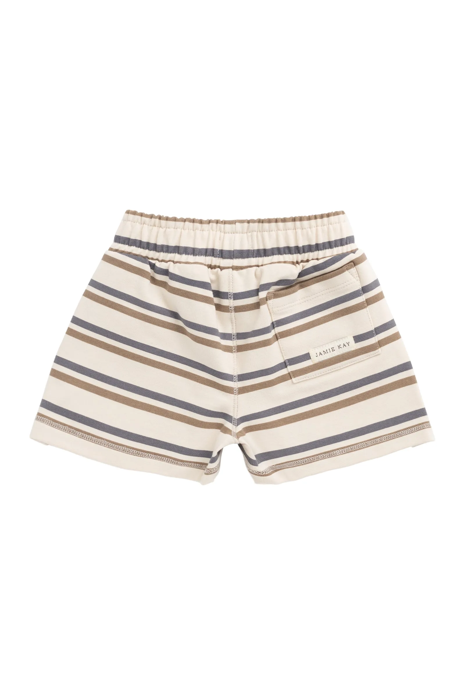 Organic Cotton Jalen Short - Raynor Stripe North Sea