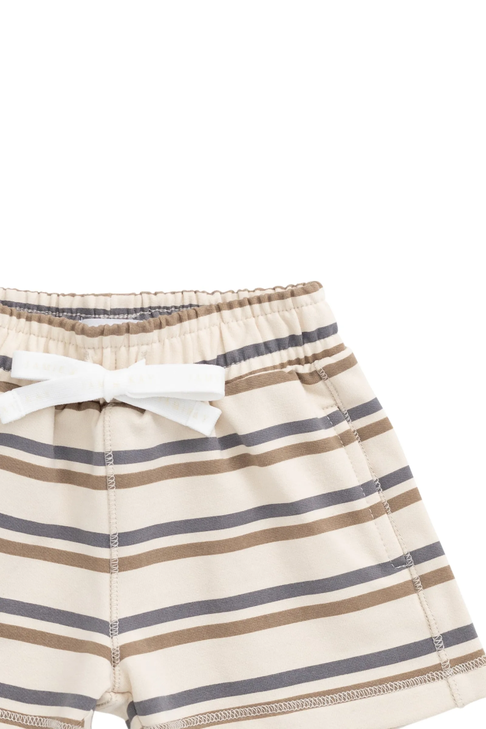 Organic Cotton Jalen Short - Raynor Stripe North Sea