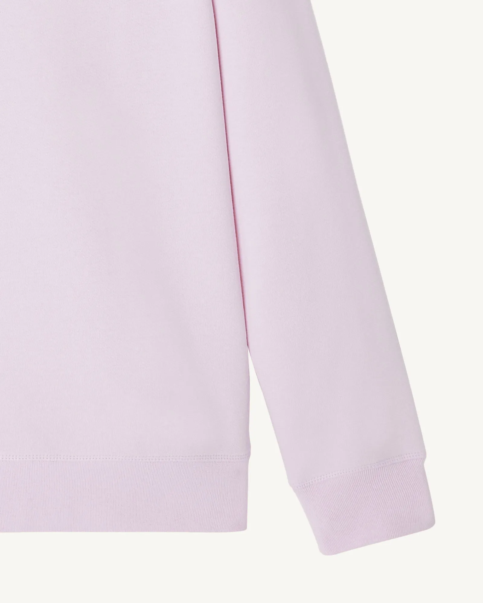 Pale purple Elvas 2.0 organic cotton sweatshirt