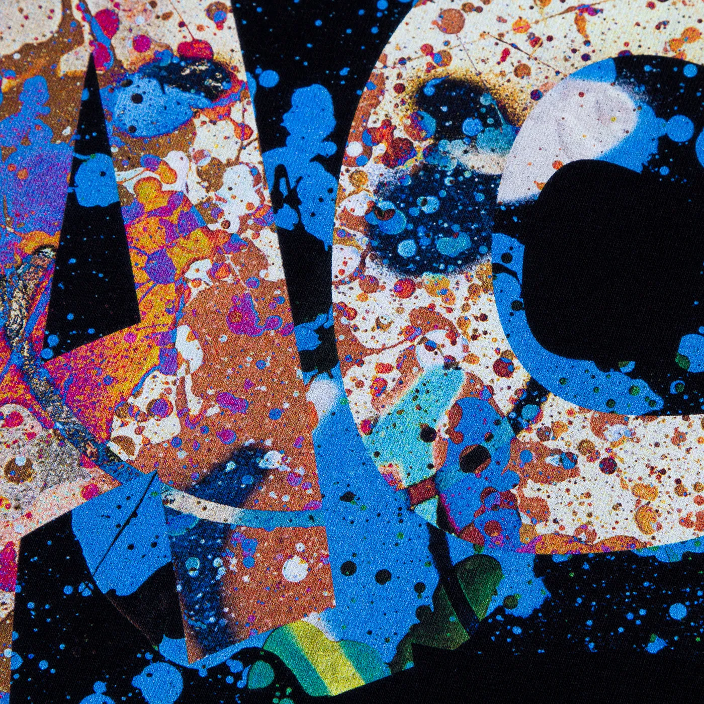 Remixed 1 Acid Jam Front Print - Tshirt - Black