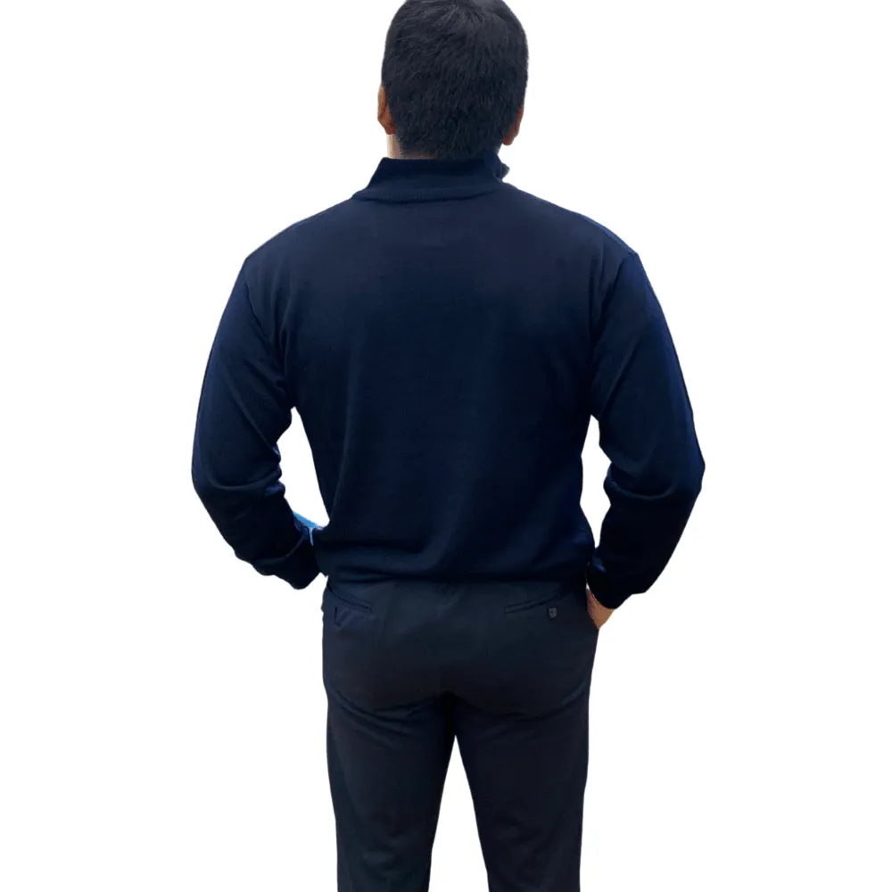 Serica 100% Wool 1/4 Zip Sweater - SSW-100ZM - Assorted Colours