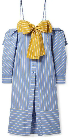 'Silene' Striped Shirt-Dress